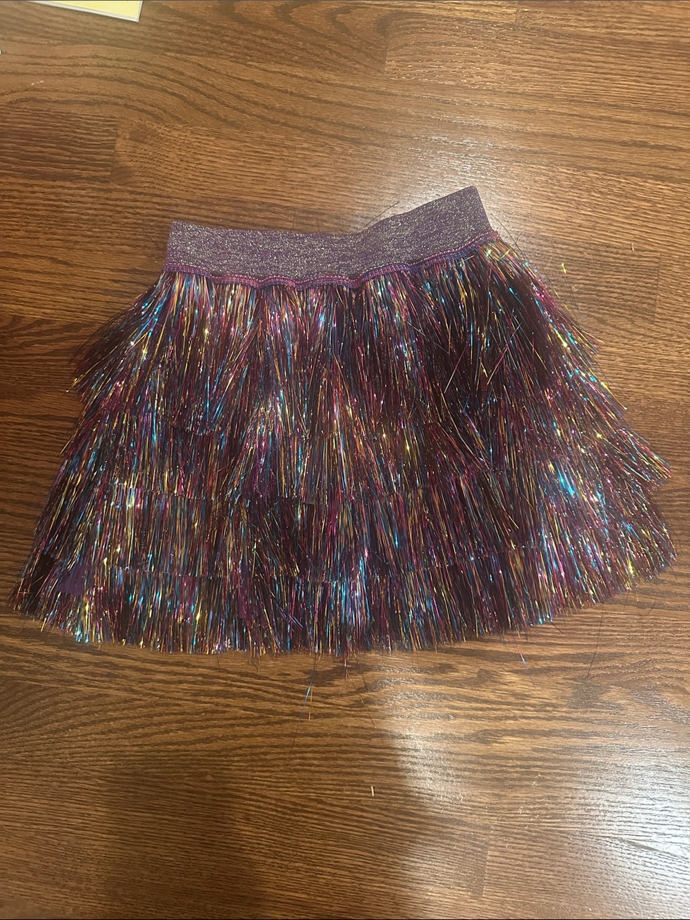 Lola & The Boys Shimmer Tinsel Party Skirt